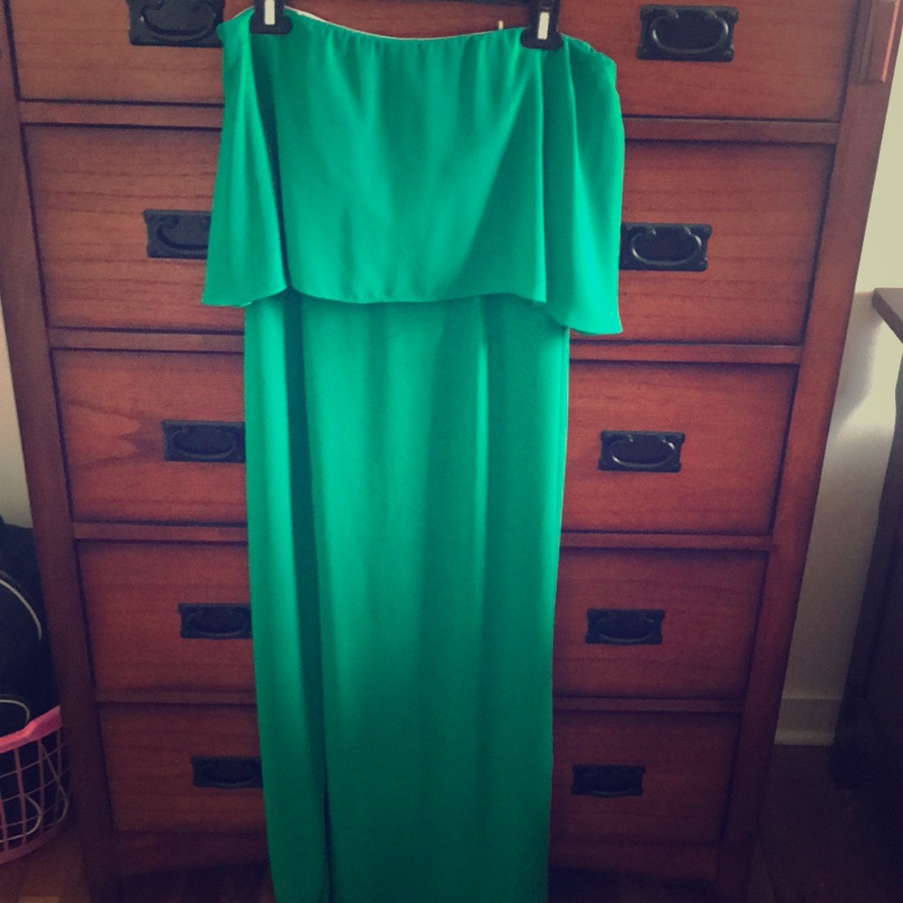 Amanda uprichard green topanga maxi